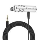 Yanmai R933 Professional Clip-on Lapel Mic Lavalier Omni-directional Double Condenser Microphone Silver, For Live Broadcast, Show, KTV, etc - 1