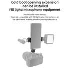 BEXIN PH-01 Desktop Live Broadcast Bracket 360 Phone Clamp Dual Cold Shoes Mount (Black) - 4