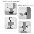 BEXIN PH-01 Desktop Live Broadcast Bracket 360 Phone Clamp Dual Cold Shoes Mount (Black) - 5