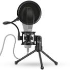 Yanmai PS-2 Recording Microphone Studio Wind Screen Pop Filter Mic Mask Shield, For Studio Recording, Live Broadcast, Live Show, KTV, Online Chat, etc(Black) - 6