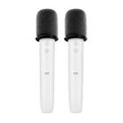 1 Pair Pure Wheat U7 PRO Wireless Karaoke Microphone(White) - 1