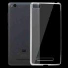 For Xiaomi  Mi 4c / 4i 0.75mm Ultra-thin Transparent TPU Protective Case(Transparent) - 1