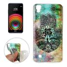 For LG X Power Hamsas Pattern TPU Soft Protective Back Cover Case - 1