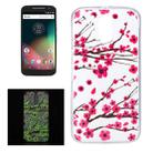 For Motorola Moto G4 Noctilucent Plum Pattern IMD Workmanship Soft TPU Back Cover Case - 1