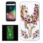 For Motorola Moto G4 Noctilucent Sika Deer Pattern IMD Workmanship Soft TPU Back Cover Case - 1