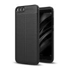 For Xiaomi Mi 6 Litchi Texture TPU Protective Case (Black) - 1