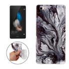 For Huawei  P8 Lite Marble Pattern Soft TPU Protective Case - 1