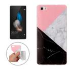 For Huawei  P8 Lite Marble Pattern Soft TPU Protective Case - 1