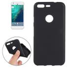 For Google Pixel Soft TPU Protective Back Cover Case (Black) - 1