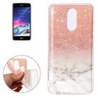 For LG K8 (2017) (EU Version) Marble Pattern TPU Shockproof Protective Back Cover Case - 1