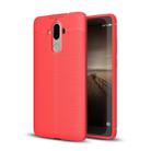 For Huawei  Mate 9 Litchi Texture Full Coverage TPU Protective Back Cover Case (Red) - 1