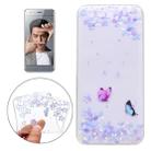 For Huawei  Honor 9 Colorful Butterflies Pattern Ultra-thin TPU Soft  Protective Case - 1