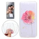 For Huawei  Honor 9 Flower Pattern Ultra-thin TPU Soft  Protective Case - 1