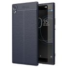 For Sony Xperia XA1 Ultra Litchi Texture TPU Protective Back Cover Case(Navy Blue) - 1