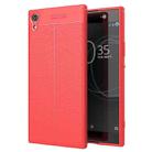 For Sony Xperia XA1 Ultra Litchi Texture TPU Protective Back Cover Case(Red) - 1