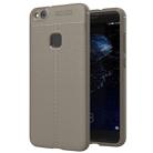 For Huawei P10 Lite Litchi Texture TPU Protective Back Cover Case (Grey) - 1