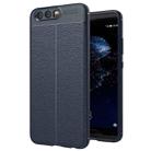 For Huawei P10 Litchi Texture TPU Protective Back Cover Case (navy) - 1