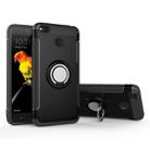 For Xiaomi  Redmi 4X Magnetic 360 Degree Rotation Ring Armor Protective Case(Black) - 1