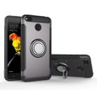 For Xiaomi  Redmi 4X Magnetic 360 Degree Rotation Ring Armor Protective Case(Grey) - 1
