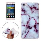 For Huawei P8 Lite Purple Marbling Pattern Soft TPU Protective Back Cover Case - 1