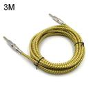 Wooden Guitar Bass Connection Cable Noise Reduction Braid Audio Cable, Cable Length: 3m - 1