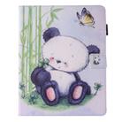 For iPad mini 4 / 3 / 2 / 1 Painting Panda Pattern Horizontal Flip Leather Case with Holder & Wallet & Card Slots & Pen Slot - 2