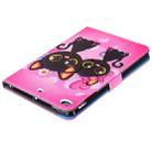 For iPad mini 4 / 3 / 2 / 1 Painting Two Cats Pattern Horizontal Flip Leather Case with Holder & Wallet & Card Slots & Pen Slot - 8
