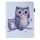 For iPad mini 4 / 3 / 2 / 1 Painting Wave Owl Pattern Horizontal Flip Leather Case with Holder & Wallet & Card Slots & Pen Slot - 2