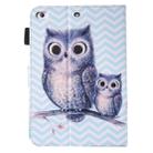 For iPad mini 4 / 3 / 2 / 1 Painting Wave Owl Pattern Horizontal Flip Leather Case with Holder & Wallet & Card Slots & Pen Slot - 3