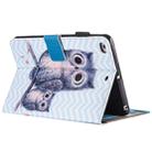 For iPad mini 4 / 3 / 2 / 1 Painting Wave Owl Pattern Horizontal Flip Leather Case with Holder & Wallet & Card Slots & Pen Slot - 6