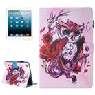 For iPad mini 4 / 3 / 2 / 1 Painting Butterfly and Owl Pattern Horizontal Flip Leather Case with Holder & Wallet & Card Slots & Pen Slot - 1