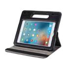 For iPad mini 4 / 3 / 2 / 1 7.9 inch 360 Degree Rotation Leather Case + Removable EVA Bumper Protective Cover with Handle & 3 Gears Holder & Sleep / Wake-up(Black) - 1