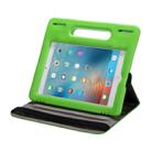 For iPad mini 4 / 3 / 2 / 1 7.9 inch 360 Degree Rotation Leather Case + Removable EVA Bumper Protective Cover with Handle & 3 Gears Holder & Sleep / Wake-up(Green) - 1