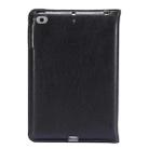 LOUIS for iPad mini 4 / mini 3 / mini 2 / mini Protective Leather Case with Holder & Card Slots & Hand Strap(Black) - 3
