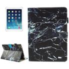 For iPad mini 4 / mini 3 / mini 2 / mini Universal Black Marble Pattern Horizontal Flip Leather Protective Case with Holder & Card Slots & Sleep - 1