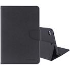 GOOSPERY FANCY DIARY Horizontal Flip Leather Case for iPad Mini (2019), with Holder & Card Slots & Wallet (Black) - 1