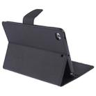 GOOSPERY FANCY DIARY Horizontal Flip Leather Case for iPad Mini (2019), with Holder & Card Slots & Wallet (Black) - 6