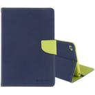 GOOSPERY FANCY DIARY Horizontal Flip Leather Case for iPad Mini (2019), with Holder & Card Slots & Wallet (Blue) - 1