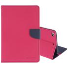 GOOSPERY FANCY DIARY Horizontal Flip Leather Case for iPad Mini (2019), with Holder & Card Slots & Wallet (Magenta) - 1