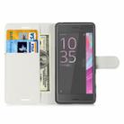 Litchi Texture Horizontal Flip Leather Case with Holder & Card Slots & Wallet for Sony Xperia X Performance(White) - 5