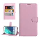 For Google Pixel Litchi Texture Horizontal Flip Leather Case with Holder & Card Slots & Wallet(Pink) - 1