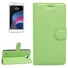 For LG X5 Litchi Texture Horizontal Flip Leather Case with Holder & Card Slots & Wallet(Green) - 1