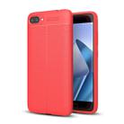 For ASUS Zenfone 4 Max Plus / ZC554KL Litchi Texture TPU Protective Case(Red) - 1