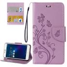 For Asus Zenfone 3 Max / ZC520TL Butterflies Love Flowers Embossing Horizontal Flip Leather Case with Holder & Card Slots & Wallet & Lanyard - 1