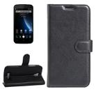 For DOOGEE X3 Litchi Texture Horizontal Flip Leather Case with Magnetic Buckle & Holder & Card Slots & Wallet(Black) - 1