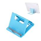 Universal Foldable Mini Phone Holder Stand, Size: 8.3 x 7.1 x 0.7 cm, For iPhone, Samsung, Huawei, Xiaomi, HTC and Other Smartphone, Tablets(Blue) - 1