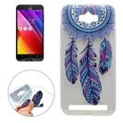 For ASUS ZenFone Max / ZC550KL Windmill Pattern Transparent Soft TPU Protective Back Cover Case - 1