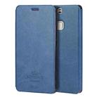 MOFI VINTAGE Huawei P9 Plus Crazy Horse Texture Horizontal Flip Leather Case with Card Slot & Holder(Dark Blue) - 1