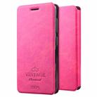 MOFI VINTAGE for Lenovo ZUK Z2 Pro Crazy Horse Texture Horizontal Flip Leather Case with Card Slot & Holder(Magenta) - 1