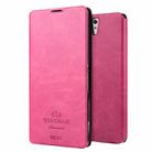 MOFI VINTAGE for Sony Xperia C5 Ultra Crazy Horse Texture Horizontal Flip Leather Case with Card Slot & Holder(Magenta) - 1